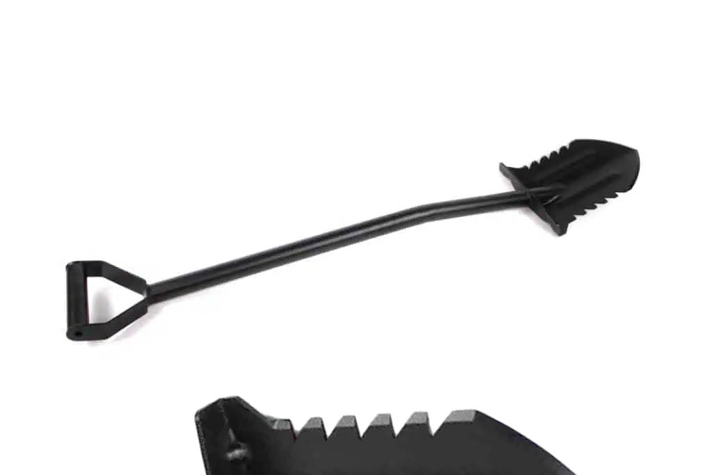 Swagier Scoop - gehärteter Spaten V1 mit gebogenem Stiel